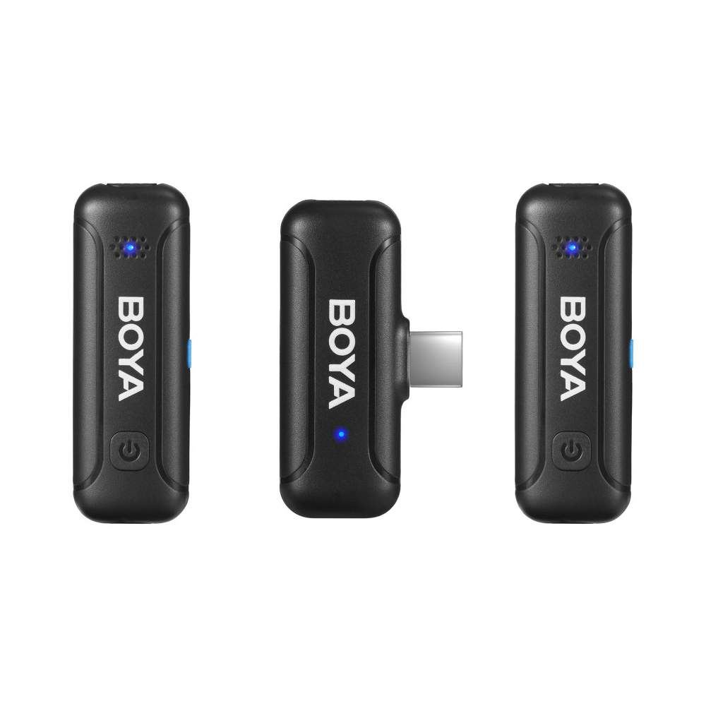 Boya 2.4GHZ Wireless Microphone System Compatible With Type-C Devices Boya 2.4GHZ Wireless Microphone System Compatible With Type-C Devices